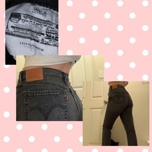 Authentic Levi 501 Skinny Jeans